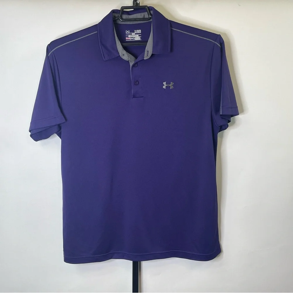 Under Armour Loose Navy Short Sleeve Polo Shirt Size XL Men’s